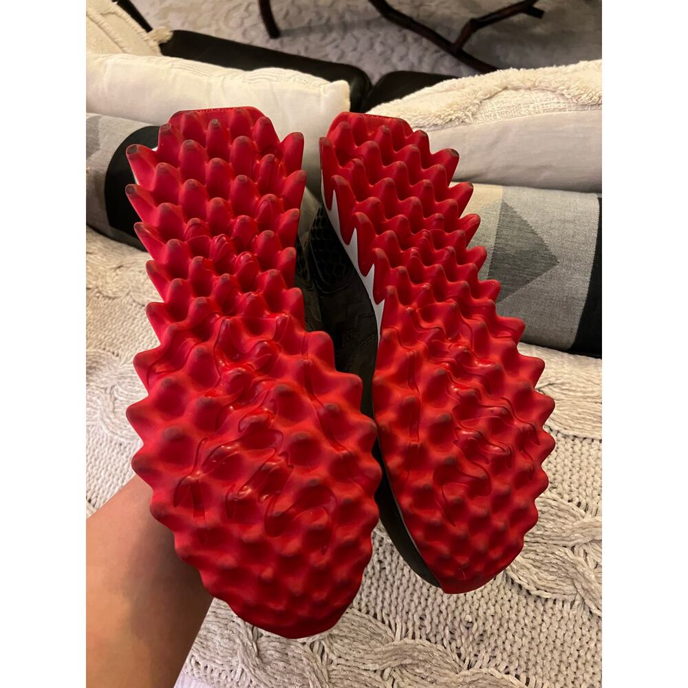 Christian Louboutin Loubishark Sneakers in Grey Suede Size EU 42.5/ US 9.5✨ - Picture 8 of 16
